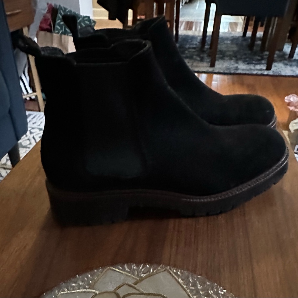 Black Suede Women’s Booties